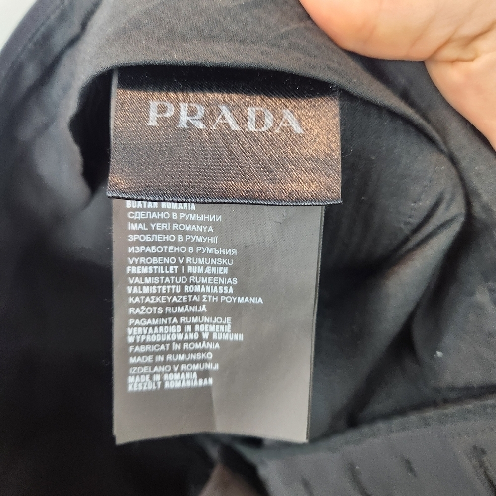 Prada casual black pants size 38(52) in EUC - Picture 9 of 10
